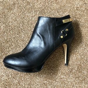 Marc Fisher Black Booties 4 in. Heel